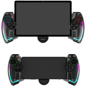 تصویر دسته بازی بلوتوثی IPega PG 9777SH ipega PG-9777SH Wireless Game Controller RGB Mechanical Game Controller for iPhone15 /14/13/12 (IOS 13.0+MFI) Android Smartphone/Tablet/PC/N-SWITCH...