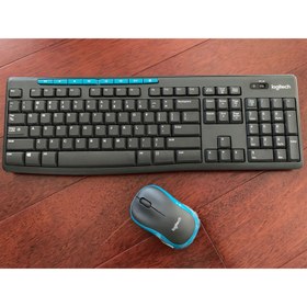 تصویر کیبورد و ماوس بی‌سیم لاجیتک مدل MK275 با حروف فارسی ا Logitech MK275 Wireless Keyboard and Mouse Logitech MK275 Wireless Keyboard and Mouse