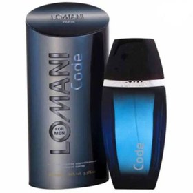 تصویر عطر ادکلن لومانی کد مردانه Lomani code for men اورجینال 