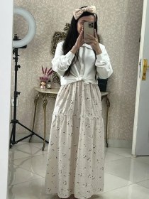 تصویر دامن گل گچی 