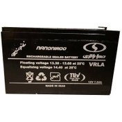 تصویر باتری یو پی اس 12 ولت 7.5 آمپر صبا باتری مدل SB 