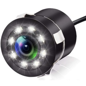 تصویر دوربین دنده عقب چراغ دار Car Camera Back 8 LED 