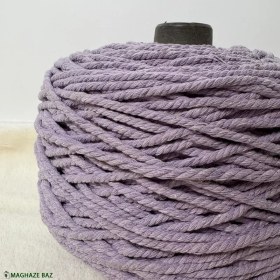 تصویر نخ مکرومه رنگ یاسی 250 گرمی 