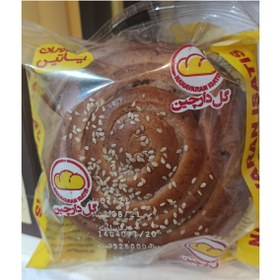 تصویر نان شیرمال گل دارچین 