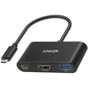 تصویر هاب تایپ سی انکر مدل پاور اکسپند A8339H با 3 پورت Anker PowerExpand A8339H Type-C 3Port Hub