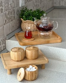 تصویر قندان بامبو 