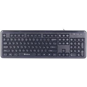 تصویر کیبورد با سیم نوا مدل NK-102 