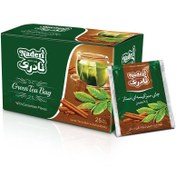 تصویر چای سبز تی بگ ممتاز / با دارچین 25 عددی نادری 