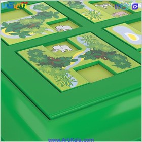 تصویر بازی فکری بازی تا مدل معمای جنگل Mind game game up to the forest puzzle model