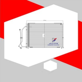 تصویر رادیاتور کولر كندانسور پژو 405 کوشش 
