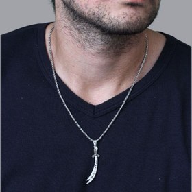 تصویر گردنبند ذوالفقار کد SP604 