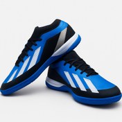 تصویر کفش فوتسال آدیداس مدل االیت Elite رنگ آبی زیره رابر EVA 
