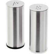 تصویر ست نمکدان و فلفل پاش استیل ایکیا مدل PLATS IKEA PLATS Salt/pepper shaker, set of 2, stainless steel