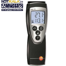 تصویر ترمومتر و دماسنج تماسی دیجیتال testo 110 ا testo 110 Temperature meter testo 110 Temperature meter