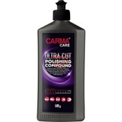 تصویر پولیش زبر رنگ بدنه خودرو کارماکر CARMA CARE مدل HEAVY CUT وزن 1000 گرم HEAVY CUT POLISHING COMPOUND