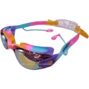 تصویر عینک شنا اسپیدو مدل PER1 رنگ صورتی آبی 