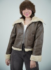 تصویر استایل اسپرت بسیار شیک کاپشن بوفالو 