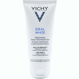 تصویر فوم پاک کننده و روشن کننده ایده آل وایت ویشی Vichy Ideal White Brightening Deep Cleansing Foam