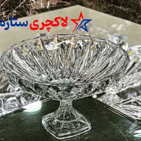 تصویر میوه خوری پایه دار کریستال ساکورا مدل مودنا ( هگزا ) 