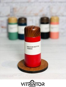 تصویر تراول ماگ مینی ۱۵۰ میلی لیتر طرح چوب 