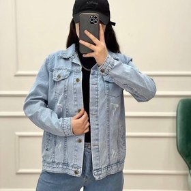 تصویر کت جین ترک - مشکی 