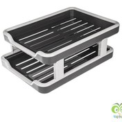 تصویر کازیه دو طبقه رایکا رنگ طوسی 