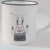 تصویر ماگ سرامیکی طرح خرگوش 