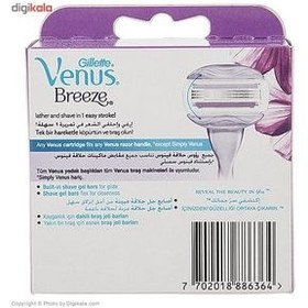 تصویر تیغ یدک ژیلت (Gillette) مدل Venus Comfortglide بسته ‏4 عددی تیغ اصلاح