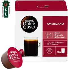 تصویر کپسول قهوه دولچه گوستو 16عددی مدل Americano Dolce Gusto NESCAFÉ Americano