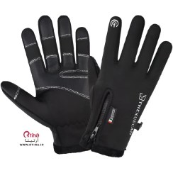 تصویر دستکش ضد آب و باد لمسی حرفه ای مردانه و زنانه 