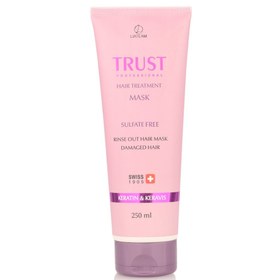 تصویر ماسک موی آبکشی تراست مناسب موی آسیب دیده حاوی کراتین ا Trust hair mask Rinse Out Hair for Damaged Hair 250ml Trust hair mask Rinse Out Hair for Damaged Hair 250ml