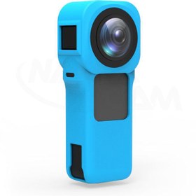 تصویر کاور سیلیکونی اینستا360 one rs 1inch PULUZ Silicone Protective Case with Lens Cover for Insta360 One RS 1-Inch