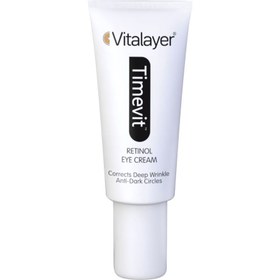 تصویر کرم دور چشم تایم ویت ویتالیر Timevit Retinol Eye Cream 20ml VITALAYER