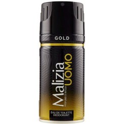 تصویر اسپری بدن مالزیا مردانه اسکای گلداومو 150 میل ا Malizia gold Uomo Spray For Men 150ml 