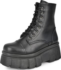 platform combat ankle boots