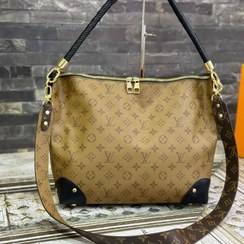 تصویر کیف زنانه لویی ویتون اورجینال مدل carmel hobo/ شناسنامه دار /بارکد اصالت کالا carmel hobo bag