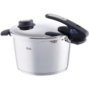 تصویر زودپز ویتاویت ادیشن 4.5 لیتر سبددار (بدون تایمر) فیسلر Fissler Vitavit Edition Fissler Vitavit Edition 6.5 Ltr Pressure Cooker 630-303-04-070/0