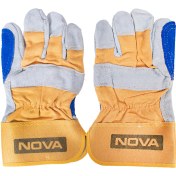 تصویر دستکش کف دوبل نووا مدل NTG 9001 سایز ۱۰.۵ اینچ 