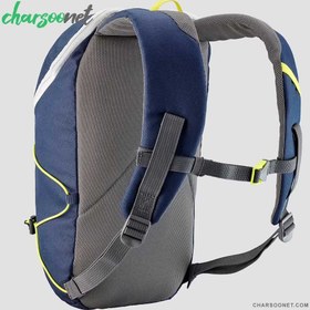 تصویر کوله پشتی کچوا کودکانه Quechua Children's Outdoor Backpack - 10 L - Blue / Yellow - MH100 