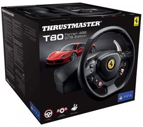 تصویر فرمان بازی Thrustmaster T80 Ferrari 488 GTB Edition – مخصوص PS4 