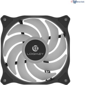 تصویر فن کیس لاجی کی مدل Logikey F121B Logikey F121B ARGB Case Fan