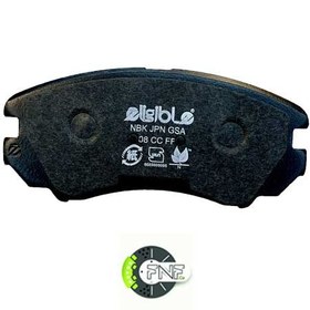 تصویر لنت ترمز جلو هیوندای آوانته ۱۳۸۴ تا ۱۳۹۱ الیجیبل کربن سرامیک کد HB06CC 