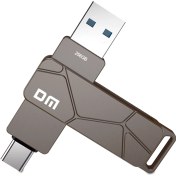 تصویر فلش دی ام مدل DM PD198 OTG 2 In 1 Type C USB3.1 با ظرفیت 128 گیگابایت DM PD198 OTG 2 In 1 Type C USB3.1 128GB Flash Memory