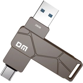 تصویر فلش دی ام مدل DM PD198 OTG 2 In 1 Type C USB3.1 با ظرفیت 64 گیگابایت DM PD198 OTG 2 In 1 Type C USB3.1 64GB Flash Memory