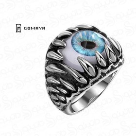 تصویر انگشتر مردانه چشم اژدها gomaya-r-34 