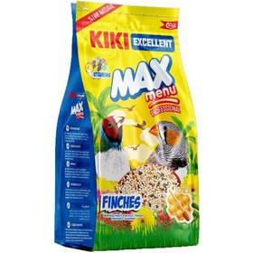 تصویر مکمل غذایی مخصوص فنچ کیکی بالغ Kiki Excellent Max Menu Tropical Finch Food وزن 500 گرم 