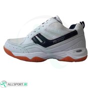 تصویر کفش والیبال پرو اسپیس مدل FWB365 ظرفیت ۳۶۵ رنگ سفید مشکی 