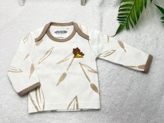 تصویر بلوز آستین بلند نوزادی طرح چیچک به آوران behavaran 