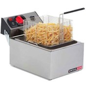 تصویر سرخ کن صنعتی رومیزی تک لگن برقی 6 لیتری بست 