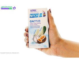 تصویر کاندوم کدکس مدل Red Cactus بسته 12 عددی Kodex Red Cactus Condoms 12PSC